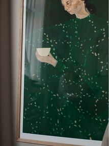 Plakat 30x40 cm Coffee Alone At Place De Clichy – Sofia Lind – The Poster Club