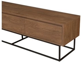 Szafka pod TV w dekorze orzecha 180x50 cm Rodez – Kalune Design