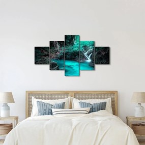 Obraz - Turkusowe jezioro (125x70 cm)