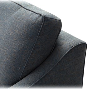 Sofa narożna Venuste denim blue/brown