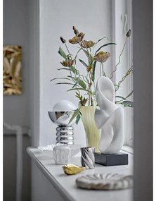 Lampa stołowa w kolorze srebra ze szklanym kloszem (wysokość 32 cm) Spike – Bloomingville