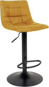 Zestaw 2 wysokich stołków Middelfart, Żółty, 43x43x108 cm, Kendra Home