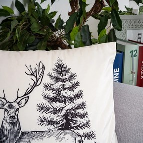4Home Poszewka na poduszkę Woodland Stag, 45 x 45cm