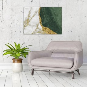 Obraz - Zielony marmur N⁰3 (70x50 cm)