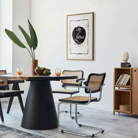 Plakat Life 29,7x42 cm z ramą złotą z marginesem ARTGEIST B