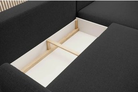 Narożnik BONO z funkcją spania Drewniane nóżki Eleganckie podłokietniki Głębokie siedzisko Lewa strona Barrel 99