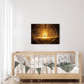 Obraz świetlistego dysku (70x50 cm)