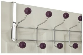 Bordowo-srebrny metalowy wieszak na drzwi 41 cm – Premier Housewares
