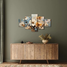 Obraz - Bukiety, malarstwo (125x70 cm)