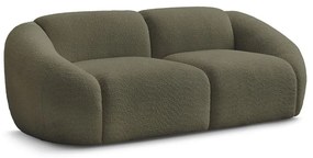 Zielona sofa z materiału bouclé 230 cm Tina – Bobochic Paris