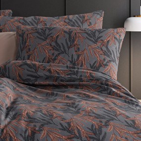 4Home Pościel bawełniana renforcé Midnight Fern, 140 x 200 cm, 70 x 90 cm