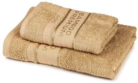 4Home Komplet Bamboo Premium ręczników beżowy