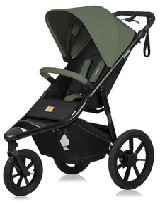 Lionelo - Wózek AZURA czarny/zielony