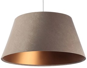 Brązowa lampa wisząca dzwon nad stół - S406 L6-H75