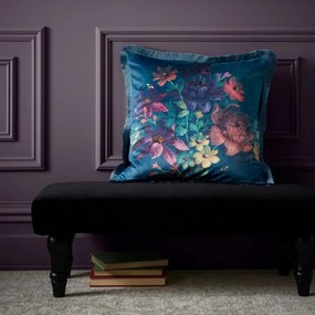 Aksamitna poduszka dekoracyjna 45x45 cm Bridgerton Romantic Floral – Catherine Lansfield