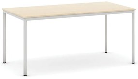 Stół jadalniany, 160x80 cm, szara podstawa, brzoza