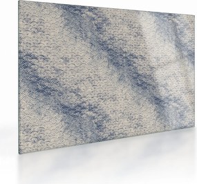 Obraz na szkle - Wzór fali (70x50 cm)