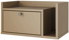 Wisząca szafka nocna z szufladą cappuccino K2-P74
