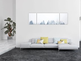 Obraz - Mglisty las (170x50 cm)