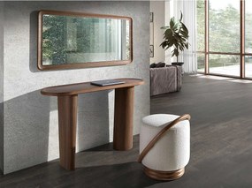 Prostokątne lustro ścienne z orzecha włoskiego 3248 ANGEL CERDA