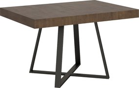 Stół rozkładany 130/234x90 cm Abbraccio orzech nogi antracytowe