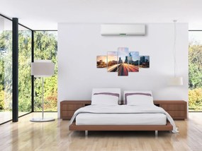 Obraz - Droga wielkiego miasta (125x70 cm)