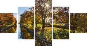 Obraz kanału wodnego (125x70 cm)