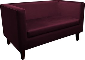 Sofa Monaco : Kolor nogi - Venge, Kolor tkaniny - VELVET - MG02, Typ tkaniny - Velvet, Wysokość nogi - 20 cm