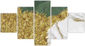 Obraz - Zielony marmur N⁰2 (125x70 cm)