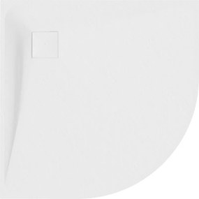 Mexen Bert brodzik półokrągły SMC 90 x 90 cm, biały - 4KR109090