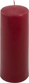 Zestaw świec słupkowych 20 cm Ø 7,5 cm, bordowy, 2 szt.