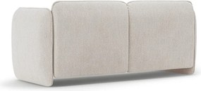 Kremowa sofa z tkaniny szenilowej 168 cm Georgia – Micadoni
