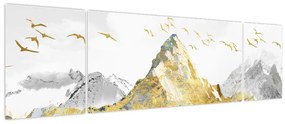 Obraz - Złota góra (170x50 cm)