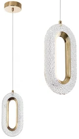 LAMPA WISZĄCA KRYSZTAŁOWA LED G113-1CP Złota