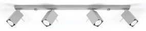 Szara lampa punktowa 6x80 cm Toscana – Nice Lamps