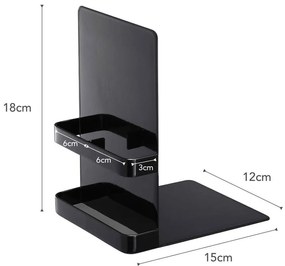 Czarna podpórka do książek YAMAZAKI Tower