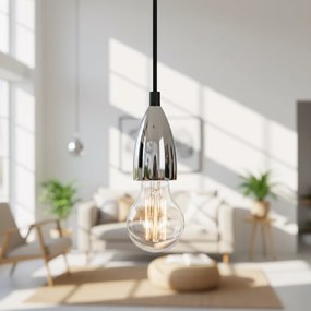 Lampa Sufitowa Wisząca Oprawka APP358-1CP CHROM