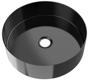 Umywalka stojąca okrągła - Kolor brąz - 38 cm - DECHATEL