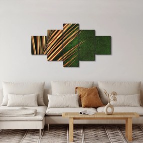 Obraz z liściem (125x70 cm)