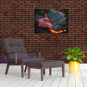 Obraz na szkle - Lawa (70x50 cm)