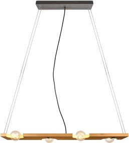 Lampa wisząca w naturalnym kolorze Tailor – Trio