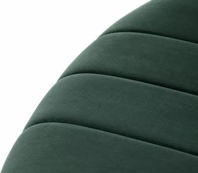 Eleganckie tapicerowane krzesło Loboc welwetowe z czarnymi nogami