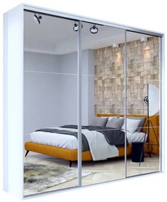 Szafa przesuwna z lustrzanym frontem 275 cm - Estori 7X