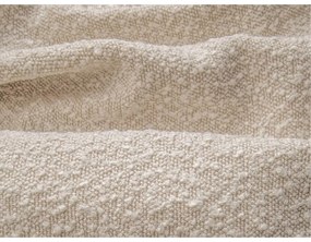 Kremowe tapicerowane łóżko dwuosobowe ze schowkiem i stelażem 180x200 cm Simon – Micadoni