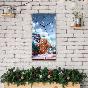 Zegar ścienny Święta Piernik Śnieg Choinka