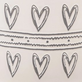 Ceramiczny kubek Serca II, 450 ml