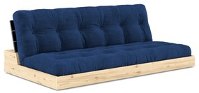 Niebieska sztruksowa rozkładana sofa 196 cm Base – Karup Design