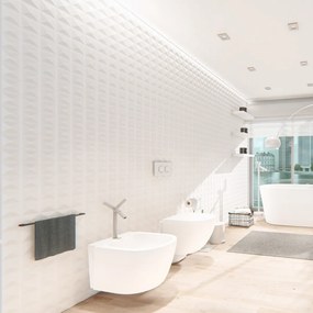 Miska WC wisząca biała LOCA z deską wolnoopadającą typu Duro