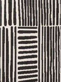 Czarny/kremowy okrągły dywan odpowiedni na zewnątrz ø 200 cm Haringey Bounds – Ted Baker