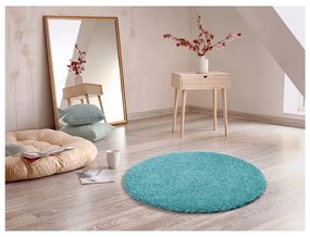 Jasnoniebieski dywan Universal Aqua Liso, ø 80 cm